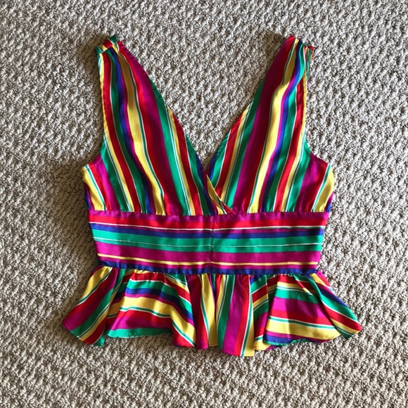 💕💚🌟🦋Rainbow Colors Festival Top!💕🦋🌟💚 - Picture 3 of 6